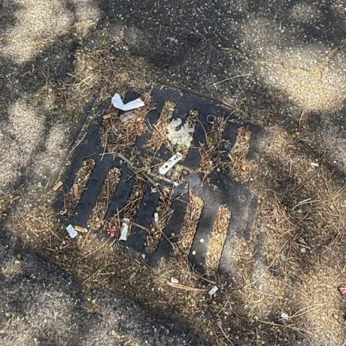 Roma: la collezione dei tombini otturati